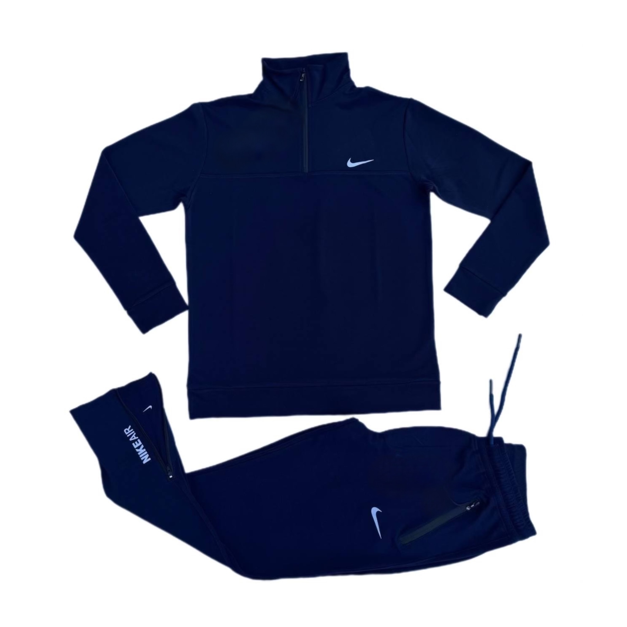 خرید ست سویشرت نیم زیپ شلوار دمپازیپ غواصی نایک ورزشی