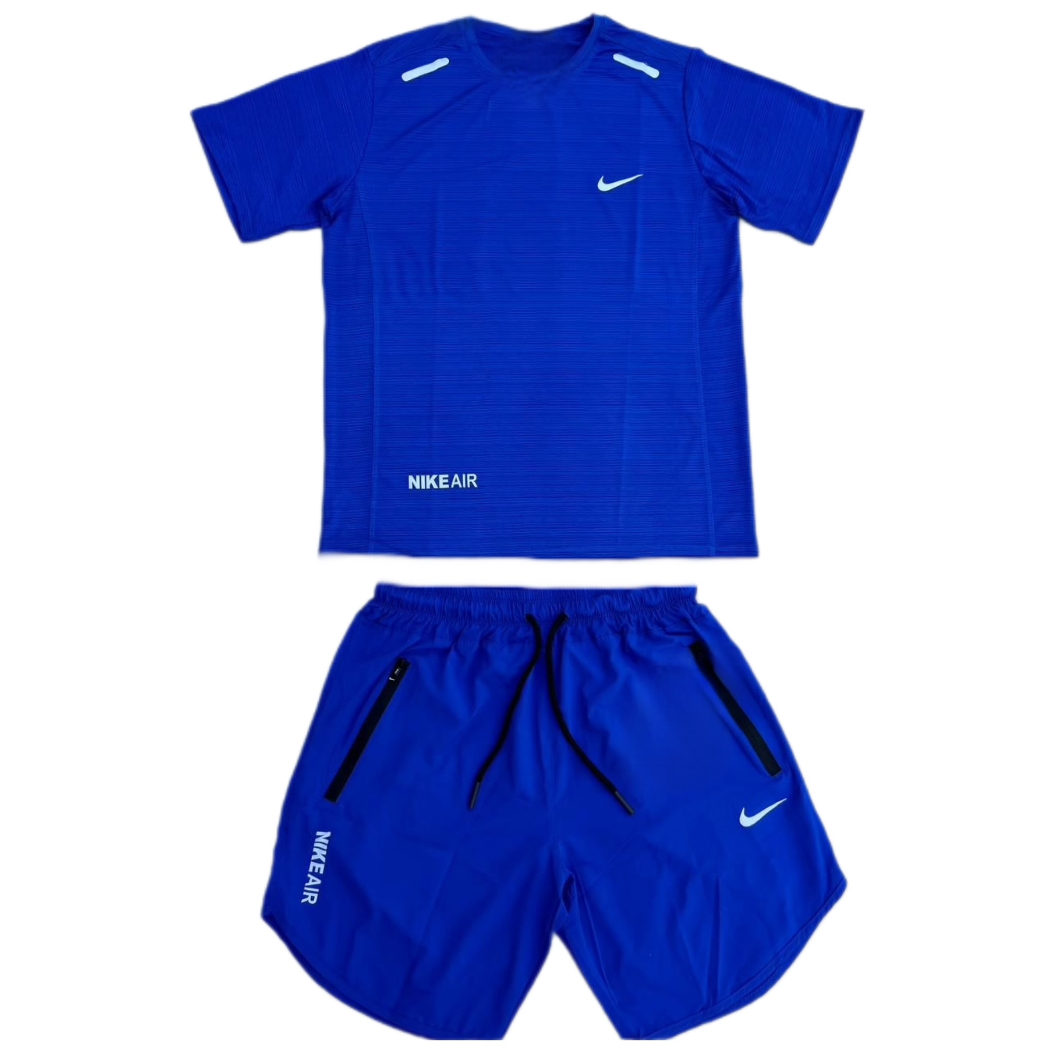 خرید ست تیشرت شلوارک آبی نایک اسپرت ورزشی