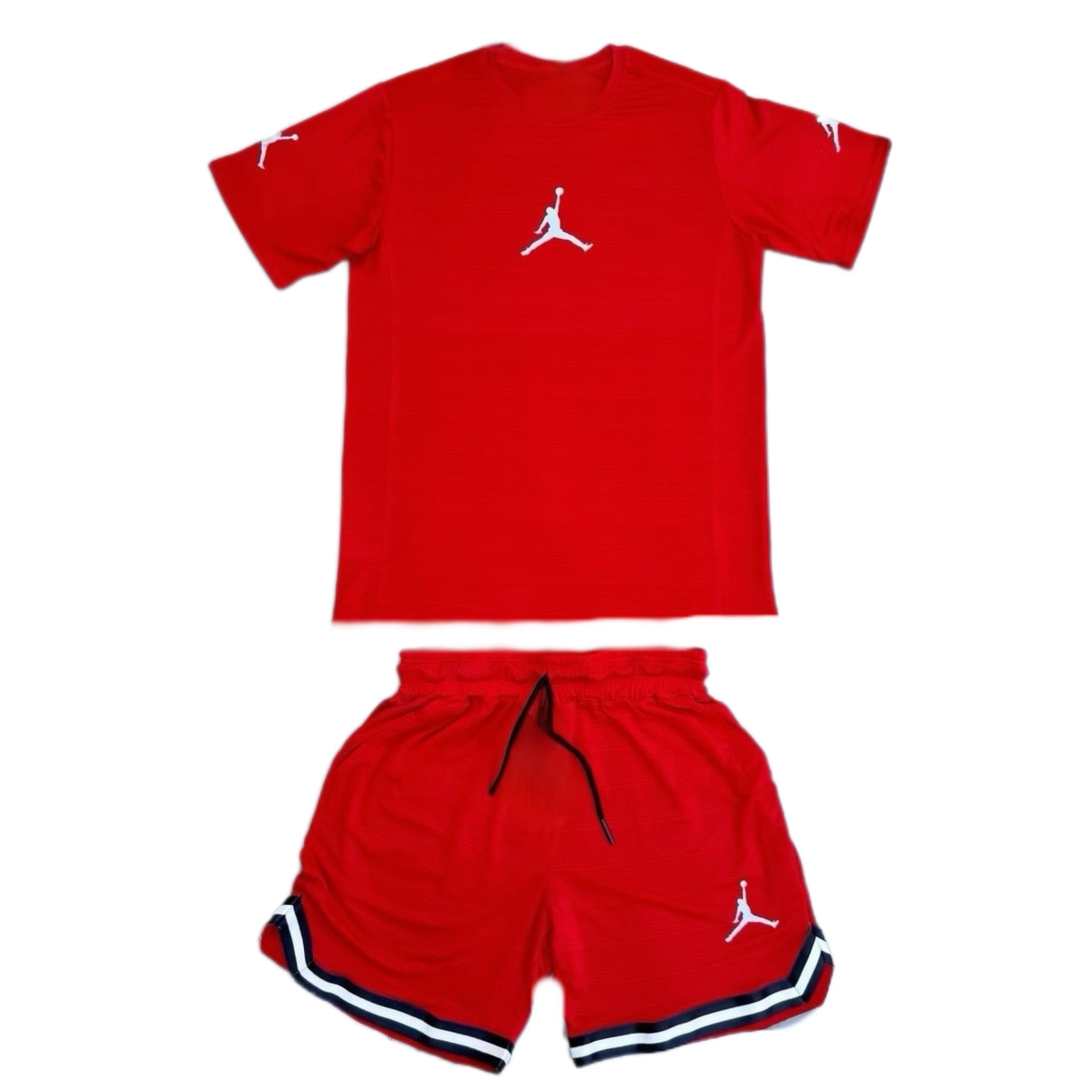 خرید ست تیشرت شلوارک قرمز جردن اسپرت ورزشی