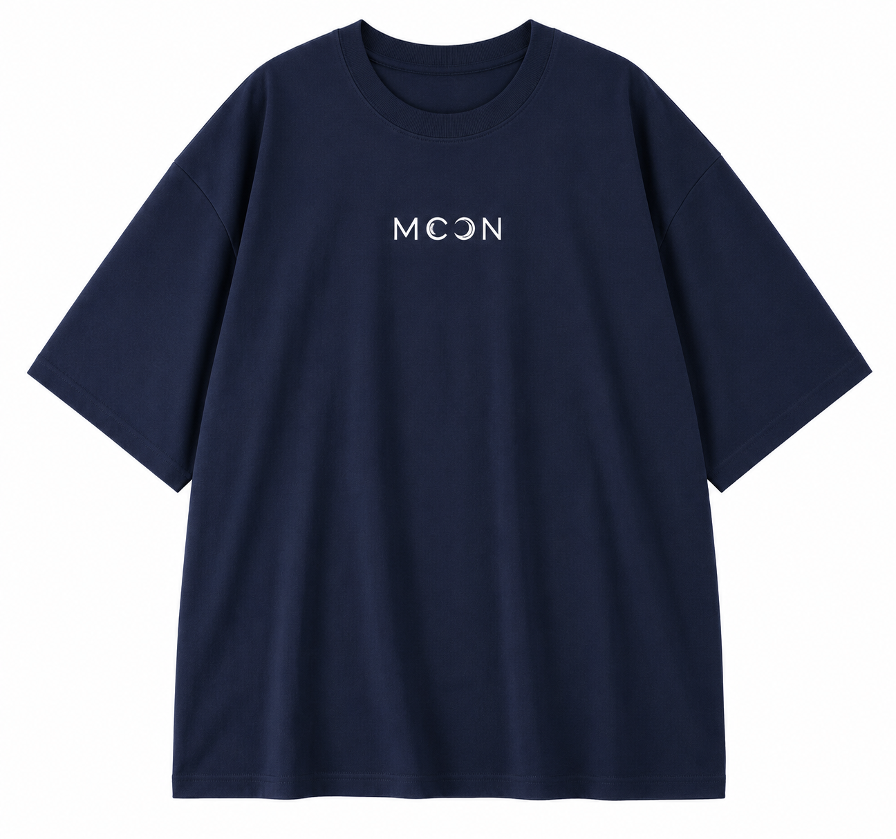 خریو تیشرت باکسی طرح MOON نخ پنبه زنانه (رنگبندی)
