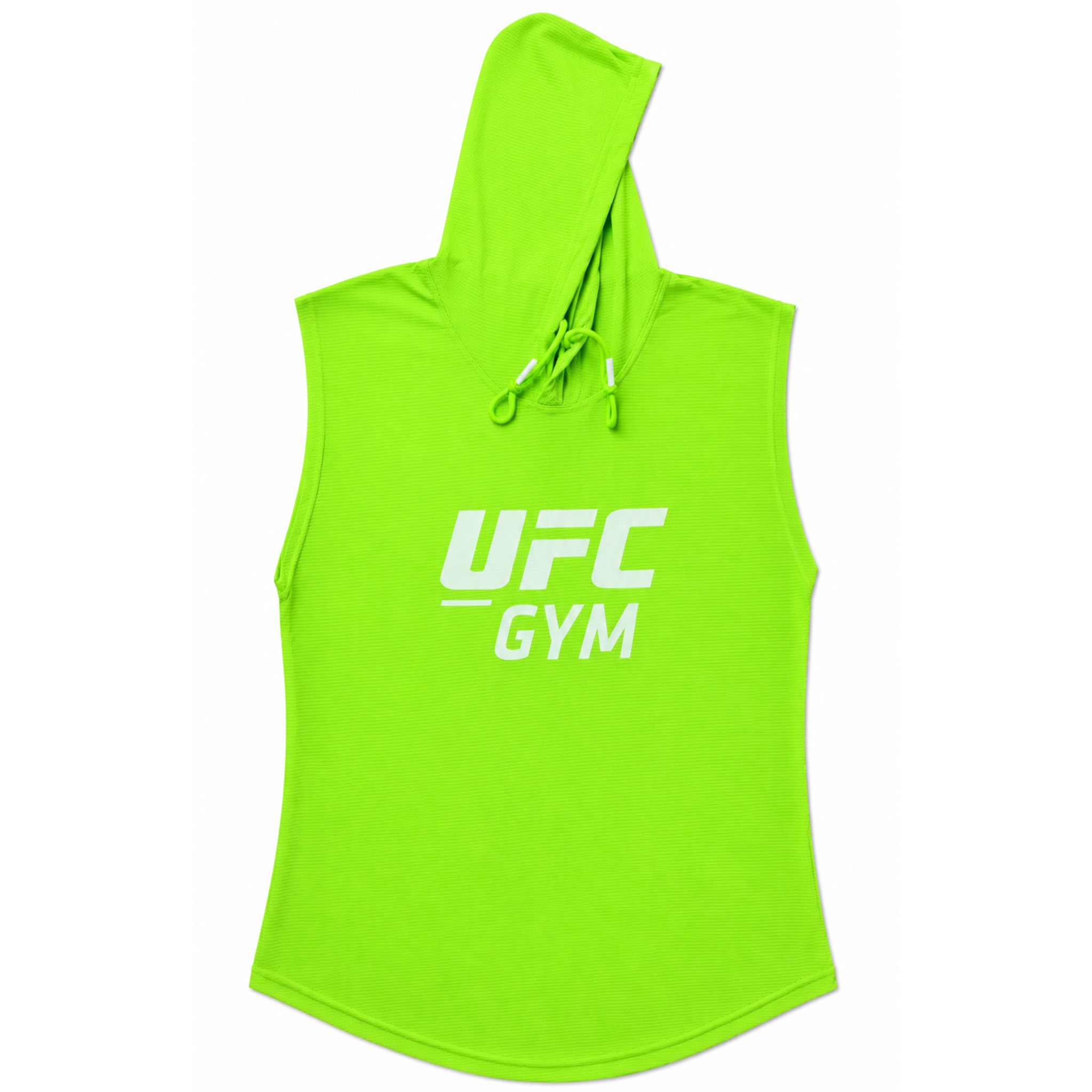 خرید رکابی کلاهدار سبز فسفری طرح UFC اسپرت ورزشی
